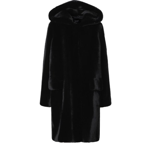 Molliolli - Bonnie Fur Hood Coat - Picture 9 of 11